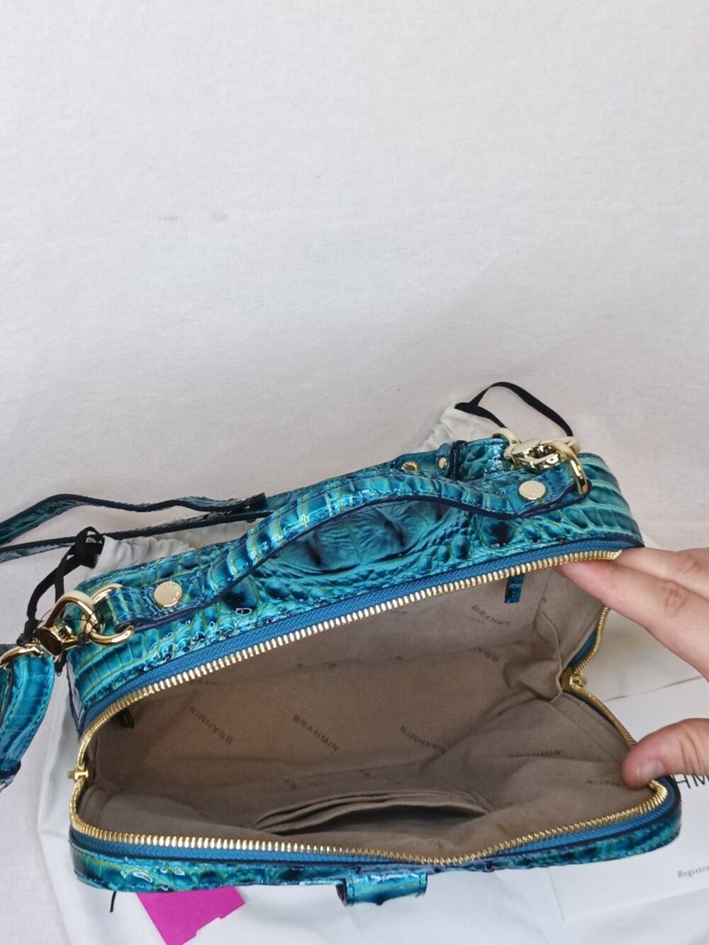 Brahmin Evie Lagoon Melbourne Bag - Picture 5 of 7